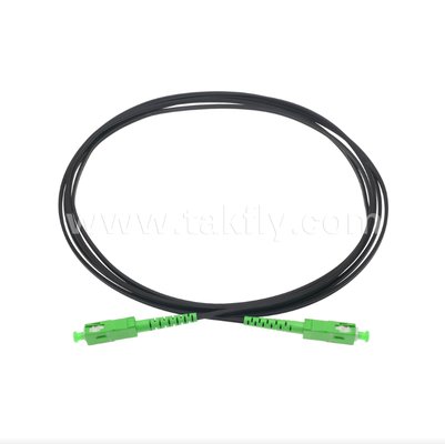 FTTH патч-корд SC/APC - SC/APC для внутренней прокладки, плоский, симплексный, предварительно обжатый, антивибрационный для быстрой установки в зданиях