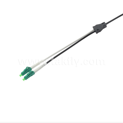 LC/APC Flat Drop Patch Cord - 2 Cor Duplex, предварительно соединенный, антивибрационный, в помещении для быстрого развертывания FTTH.