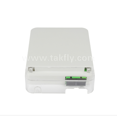 TKS-1806-02W FTTH Оптический настенный розет для оптоволокна – Компактная внутренняя распределительная коробка для абонентского оборудования