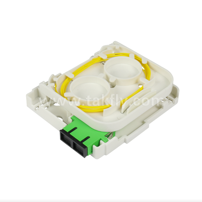 TKS-1806-02W FTTH Оптический настенный розет для оптоволокна – Компактная внутренняя распределительная коробка для абонентского оборудования