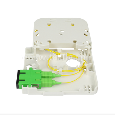TKS-1806-02W FTTH Оптический настенный розет для оптоволокна – Компактная внутренняя распределительная коробка для абонентского оборудования