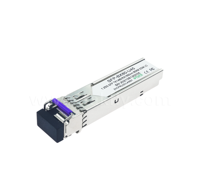 80 км SFP BiDi трансивер – 1.25G/1.063G двухскоростной, 1490 нм DFB, PIN, LC Simplex, доступен в промышленном температурном диапазоне