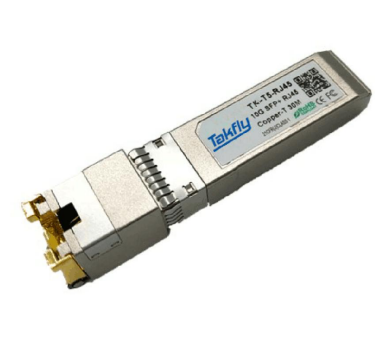 Медный трансивер 10G BASE-T SFP+ | Высококачественная оптоволоконная сеть |(TK-T5-RJ45)