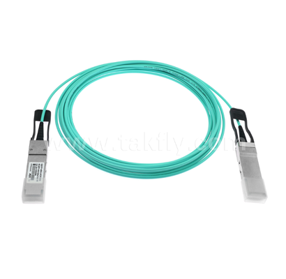 Активный оптический кабель 40G QSFP+ – 4-канальный полнодуплексный, 11,3 Гбит/с на канал, низкое энергопотребление, горячая замена
