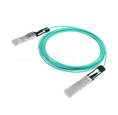 Активный оптический кабель 40G QSFP+ – 4-канальный полнодуплексный, 11,3 Гбит/с на канал, низкое энергопотребление, горячая замена