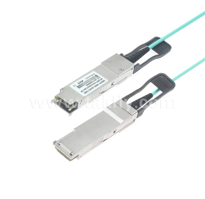 Активный оптический кабель 40G QSFP+ – 4-канальный полнодуплексный, 11,3 Гбит/с на канал, низкое энергопотребление, горячая замена