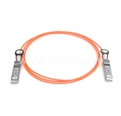 Активный оптический кабель 10G SFP+ (AOC) – 300 м на OM3, 850 нм VCSEL, низкое энергопотребление <0,35 Вт/конец, короткодействующее соединение SFP+ на SFP+