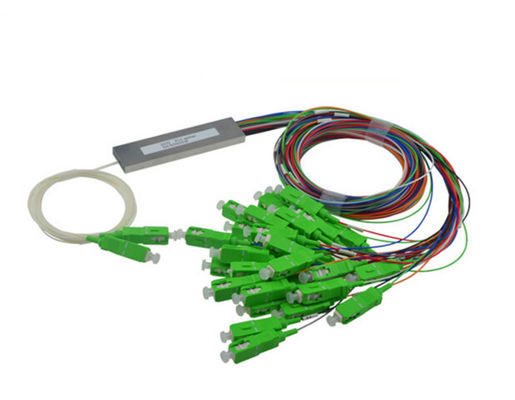 2x32 SC APC покрасил splitter PLC одиночного режима кабеля волокна 0.9mm мини