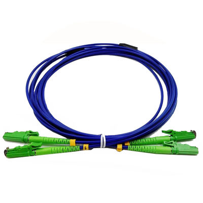 PVC 2.0mm гибкого провода оптического волокна SM G652D 1310nm кабеля волокна E2K Armored APC