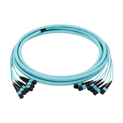 Мультимодный кабель mtp оптического волокна проламывания оптического волокна 50/125um MPO MTP