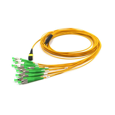 FC к вносимой потере кабеля 0.3dB проламывания Mpo волокон MPO MTP G657A1 12 низкой