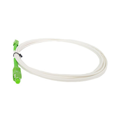 Оптический кабель волокна одиночного режима SC Patchcord G657B3 оптического волокна PVC белый анти- гнуть