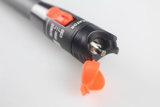 Тип тестер ручки оптического волокна прибора для определения места повреждения 10mW FTTH источника VFL красного света визуальный