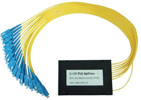 Метр LSZH 2.0mm Splitter SC/UPC SM G657A1 1 PLC коробки ABS оптического волокна 1x16