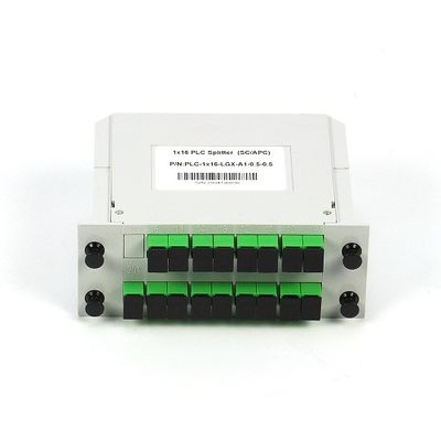 Тип Splitter кассеты 1*16 SC/APC SM G657A1 LGX PLC оптического волокна в сети