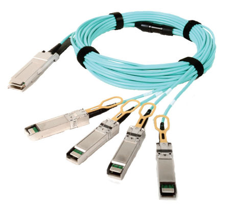 оптический кабель разветвителя 40G QSFP AOC 40G-2X10SFP+ 1M 2M 3M 5M OM2 OM3 активный для центра данных