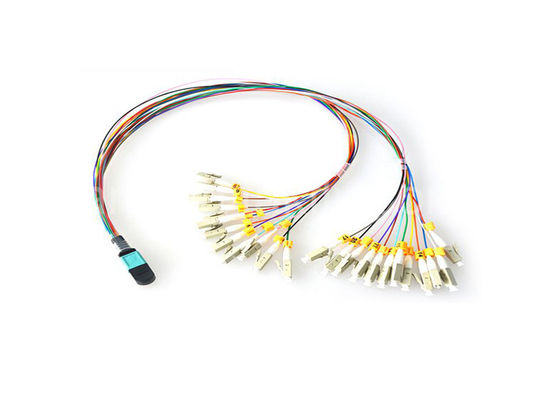 Multi гибкий провод Telcordia GR326-CORE встречи ядра LSZH кабеля 24 режима OM3 MPO MPO
