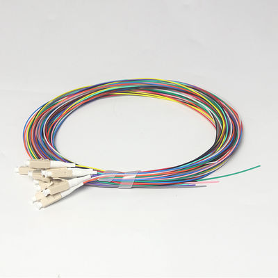 Отрезок провода LC UPC мультимодное 50/125 оптического волокна цвета OM3 LSZH 12