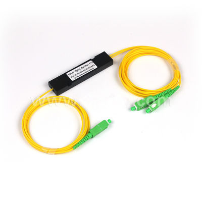 Splitter PLC 1 x 2 ABS с SC APC SM G657A1 в кабеле волокна 2.0mm