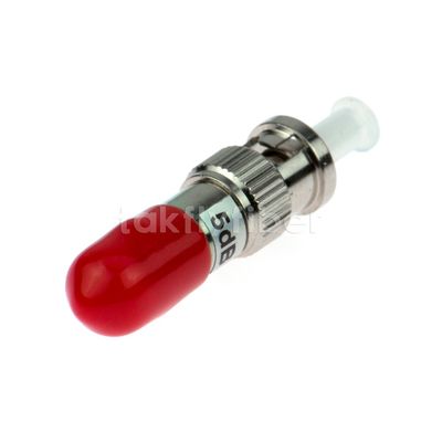 SM оптоволоконный аттенюатор с низкими потерями 1-30 дБ ST UPC APC между мужчинами и женщинами для уменьшения оптического сигнала