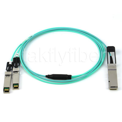 Кабель AOC 40G QSFP+ до 2*10G SFP+