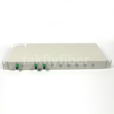 Режим G657A SCAPC Splitter PLC держателя шкафа GPON 2x32 одиночный для FTTX CATV