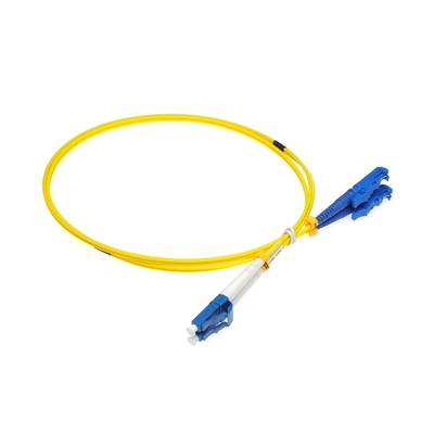 Дуплекс 9/125um 2.0mm кабеля оптического волокна E2000 UPC однорежимный