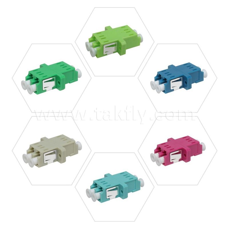 Соединитель кабеля переходника LC APC/UPC SM/MM симплексный/дуплексный/квадратный/6/8 способов оптоволокна для центра обработки данных FTTH