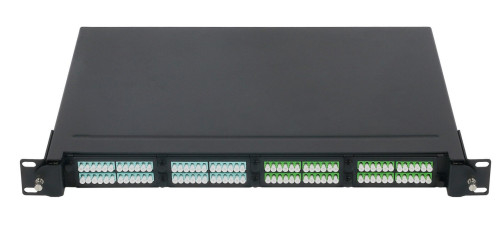 TK-HRS-1096E MPO/MTP Кассета управления панелью для высоты центра обработки данных 1U