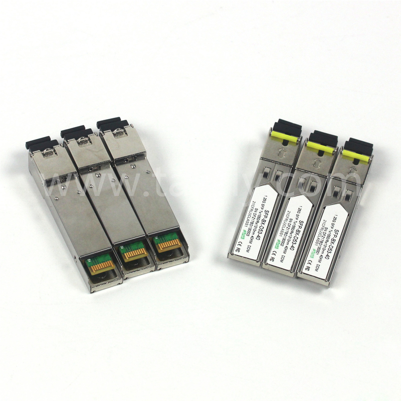 1.25G SFP BIDI оптический приемник модуль Tx1550/Rx1310nm 40KM SMF DDM LC CISCO JUNIPER HUAWEI совместимый