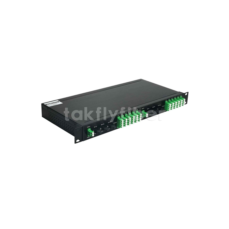 2x1:24 WDM Filter PLC Splitter GPON CATV в 1U 19Inc Rack Mount Patch Panel