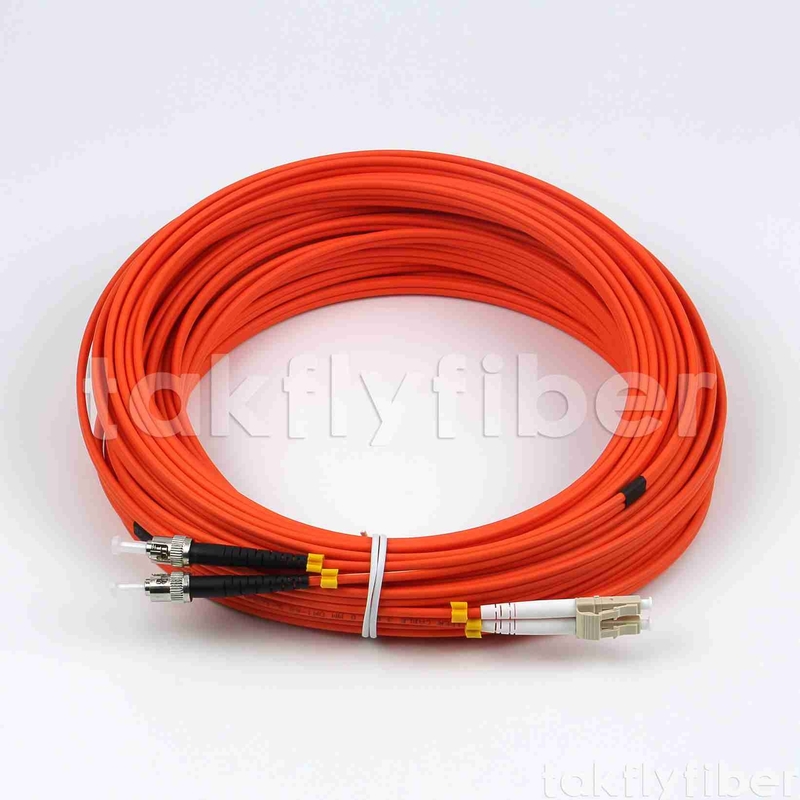 UPC MM Duplex Fiber Patch Cord 3,0 мм LSZH ST к LC OM1 OM2 APC