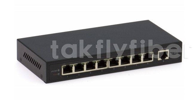 DF-1E-8EP 8-портный 10/100Mbps быстрый Ethernet-сдвиг с неконгилационной влажностью 0-95%