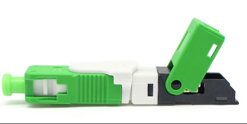 UPC APC Fiber Fast Connector с испытанием на падение ΔIL≤0,3 DB и производительностью удара 3 цикла