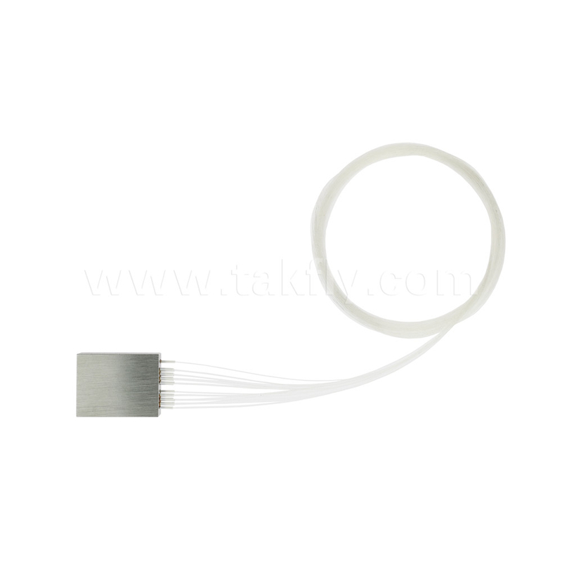 Промышленный тип 16CH Ультра компактный DWDM Mux Demux, 100 ГГц C18-C48, высокая точность длины волны, односторонний выход волокна
