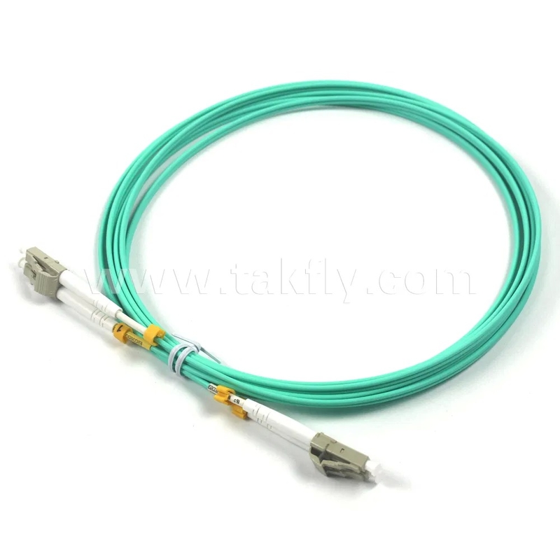 SC-LC Duplex OM3 Fiber Optic Patch Cord 2.0mm 100N Tensile