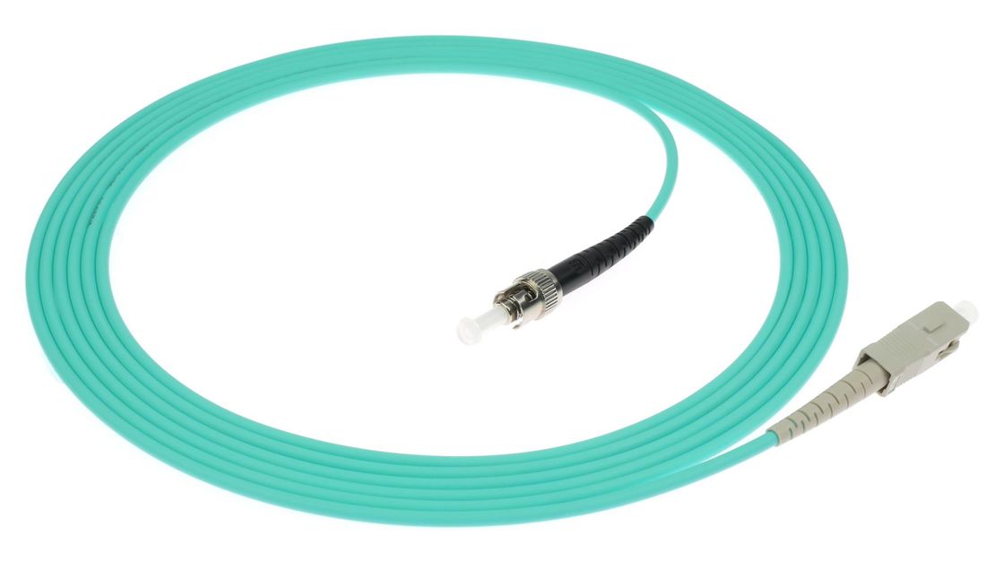 ST-ST Simplex Fiber Optic Patch Cord PVC/LSZH/TPU UPC и APC