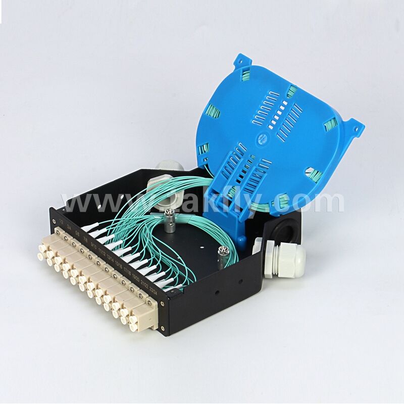 Клеммная коробка для оптоволокна на DIN-рейку / Патч-панель для оптоволокна / ODF / Оптический распределительный каркас / ODF для оптоволоконных кабелей