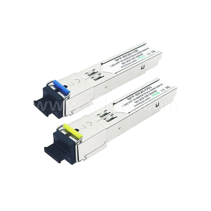 SFP 1.25Gbps 20KM SC двунаправленный оптический приемопередатчик модуль для ЦОД AI FTTX