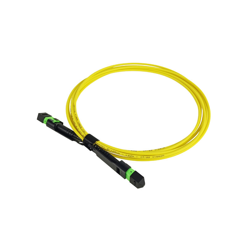 MPO MTP Fiber Connector with Pull Tab SM MM OM3 OM4 OM5 Fiber Optical Breakout Cable Fiber Optic Patchcord/Optical Fiber Patch Cable/Optical Fiber Trunk Cable/Optical Fiber Fanout Cable для высокой плотности