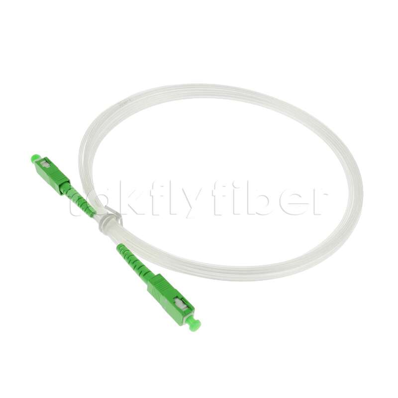 FTTH 2.0*3.0mm Прозрачный невидимый внутренний оптоволоконный патчкорд SCAPC к SCAPC с волокном G657A