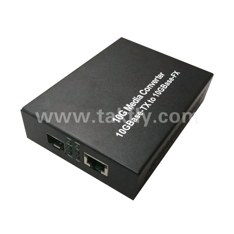 Преобразователь СМИ 10g SFP + & RJ45 Port Fiber Optic для телекоммуникаций FTTH Data Center