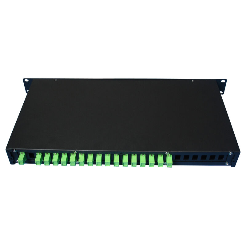 Оптический разветвитель PLC в стойку, одномодовый G657A SC APC/UPC для дата-центров, телекоммуникаций, FTTx