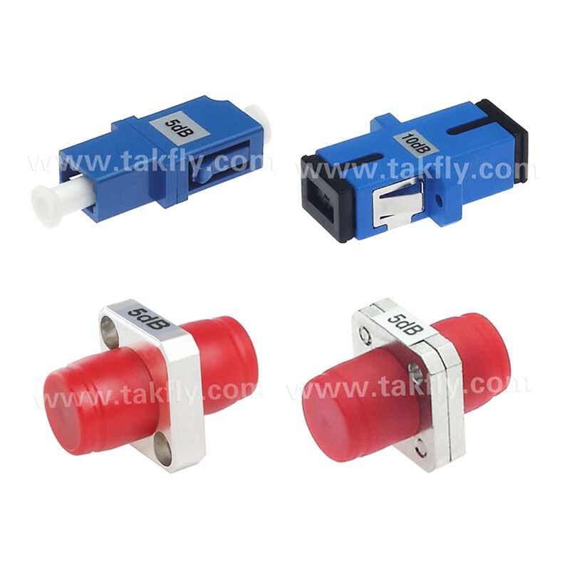 Fiber Optic Attenuator Fixed Female-Female LC/SC/FC for FTTx Telecom Data Center