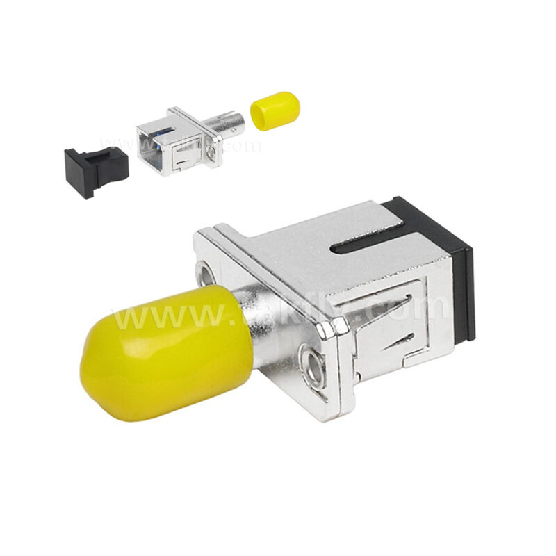 Оптический соединитель ST-SC Simplex Metal Hybrid Adapter Female/Female для дата-центров, телекоммуникаций, FTTX