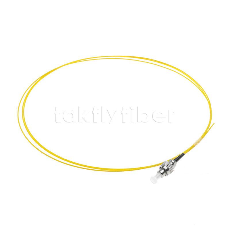 FC Simplex Optical Pigtail ️ Однообразный режим 9/125μm, 1m/2m/3m Длина, 0,9mm/2,0mm/3,0mm, PVC/LSZH куртка