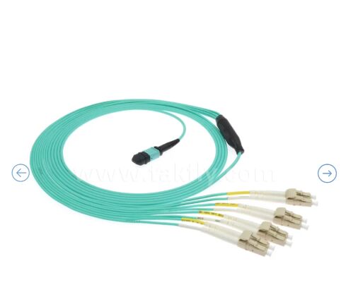 MPO/MTP-LC Breakout Patch Cord. Высокая плотность многоядерного оптоволоконного кабеля