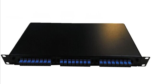 1U Rackmount Front-Access ODF с двумя решетками и 12-48 ядрами