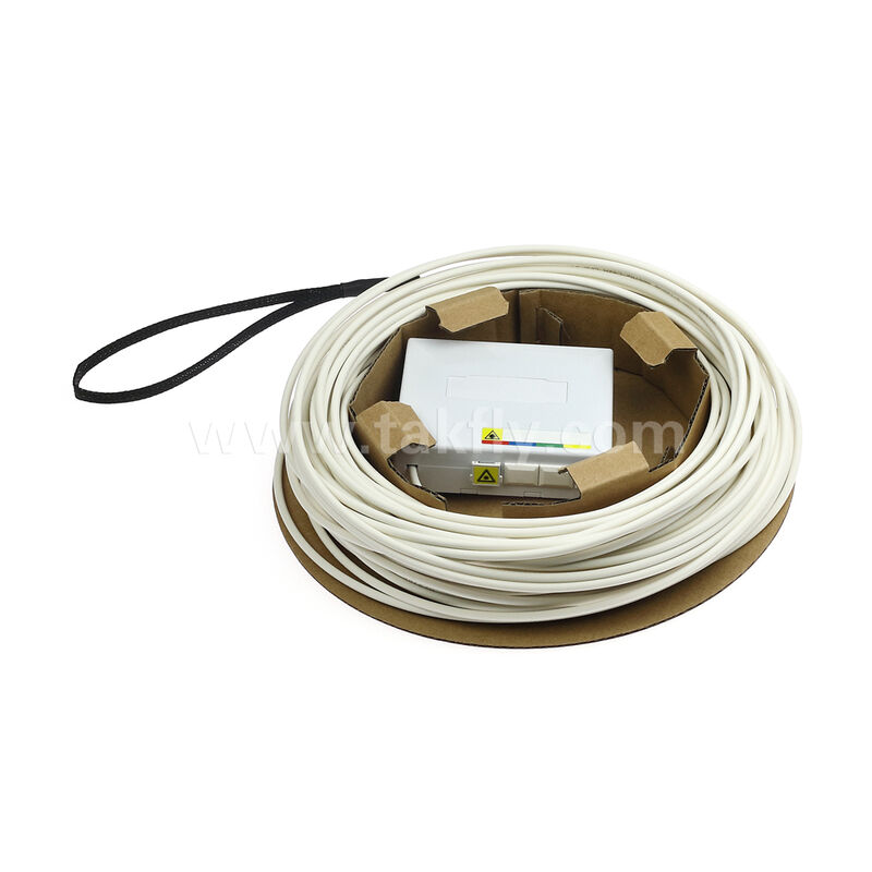 FTTH предварительно завершенный комплект выхода волокна без инструментов, без сплайсинга, включает кабельный катушек для быстрой установки FTTB