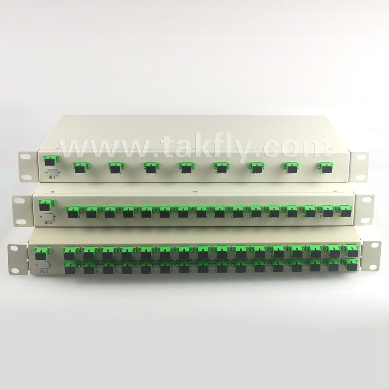 1U Rack Mount PLC Splitter с высокой однородностью, поддержкой полной длины волны и возможностью обратной работы